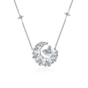 Tiny Star Solitaire Pendant